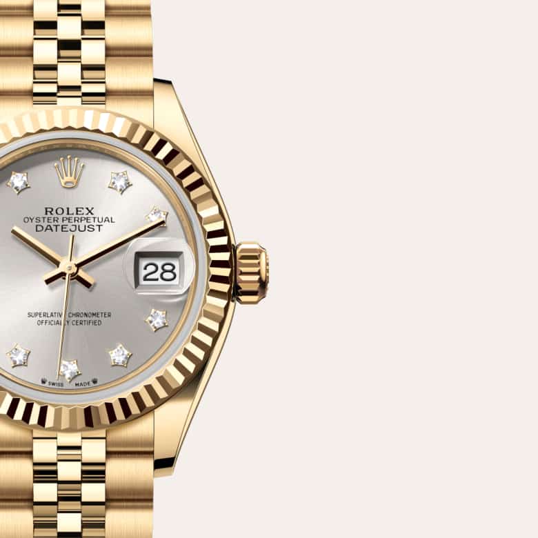 Rolex Lady-Datejust in 18 kt yellow gold, M279178-0004 - Lenox Jewelers