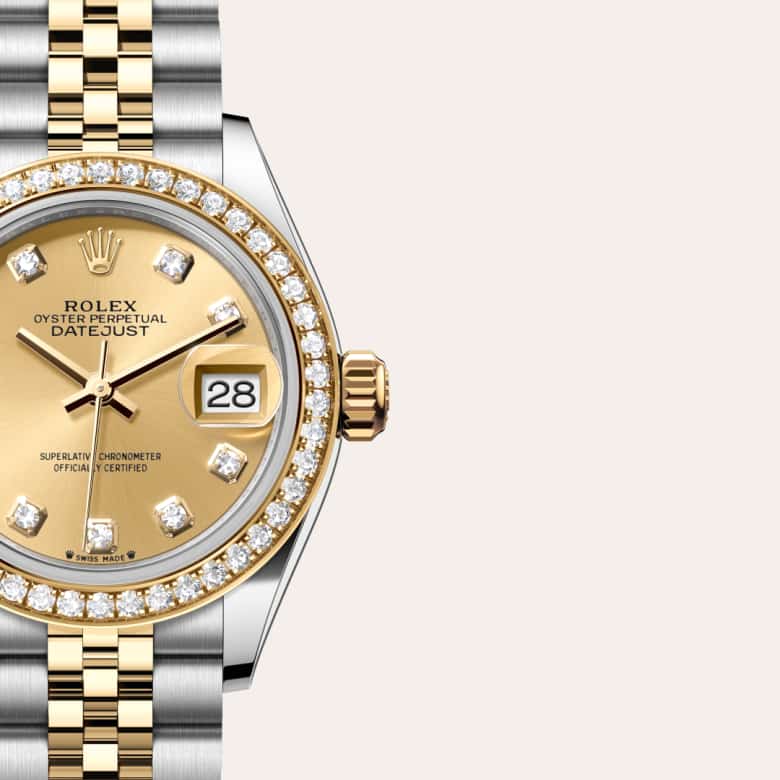 Rolex Lady-Datejust in Yellow Rolesor - combination of Oystersteel and yellow gold, M279383RBR-0011 - Walters & Hogsett