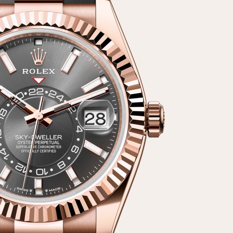 Rolex Sky-Dweller in 18 kt Everose gold, M336235-0004 - Walters & Hogsett