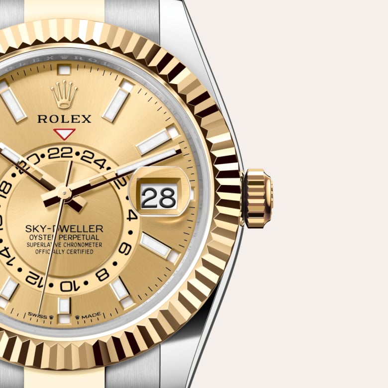 Rolex Sky-Dweller in Yellow Rolesor - combination of Oystersteel and yellow gold, M336933-0001 - Meierotto Jewelers